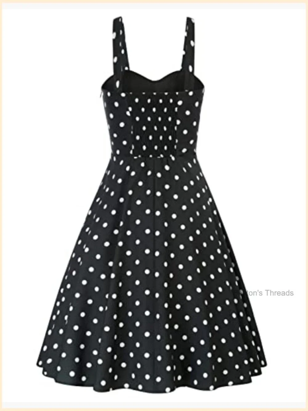 Vintage Floral A-line Sleeveless Midi Dress Swing